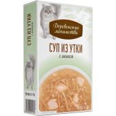 Суп из утки с лососем